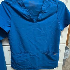 Blue Scrub Top